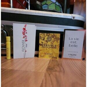 Perfume Sampler 3 Pack- Versace, Lancome, Kenzo